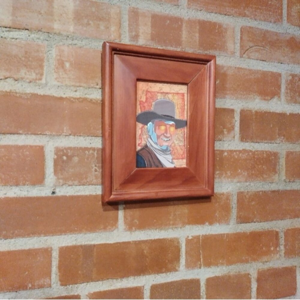 John Wayne Cyborg By Neon Nicho